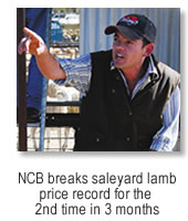 Click here for more information on the Cowra Saleyard record breaking lamb price.